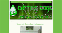 Desktop Screenshot of cutting-edgehydrographics.com