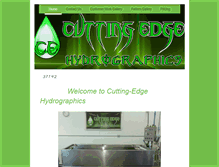 Tablet Screenshot of cutting-edgehydrographics.com